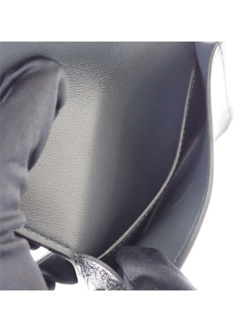 Hermes Dogon Compact Card Case Sellier Ever Color Gray Grimeyer